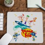 PC, gaming si accesorii - Periferice PC - Mousepad - Mousepad Phineas Ferb Candace Surf Vacanta CoolTrend, 21x19cm - Infinity.ro