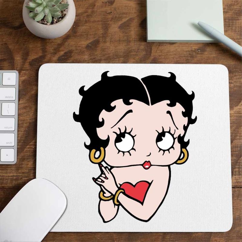 PC, gaming si accesorii - Periferice PC - Mousepad - Mousepad Betty Boop Talkartoon Looney Tunes, CoolTrend, 21x19cm - Infinity.ro