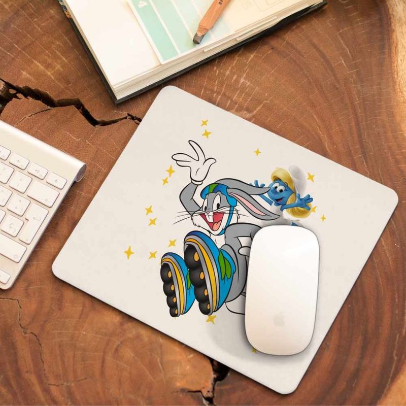 PC, gaming si accesorii - Periferice PC - Mousepad - Mousepad Bugs Bunny Role CoolTrend, 21x19cm - Infinity.ro