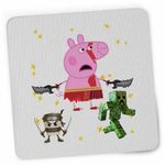 PC, gaming si accesorii - Periferice PC - Mousepad - Mousepad Peppa God of War CoolTrend, 21x19cm - Infinity.ro