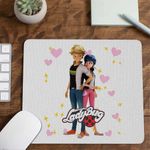 PC, gaming si accesorii - Periferice PC - Mousepad - Mousepad Miraculous Marinette Adrien Agreste Miraculos CoolTrend, 21x19cm - Infinity.ro