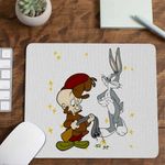 PC, gaming si accesorii - Periferice PC - Mousepad - Mousepad Bugs Bunny Elmer Fudd CoolTrend, 21x19cm - Infinity.ro
