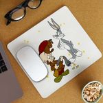PC, gaming si accesorii - Periferice PC - Mousepad - Mousepad Bugs Bunny Elmer Fudd CoolTrend, 21x19cm - Infinity.ro