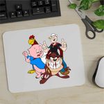 PC, gaming si accesorii - Periferice PC - Mousepad - Mousepad Foghorn Taz Popey Porky Looney Tunes, CoolTrend, 21x19cm - Infinity.ro