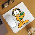 PC, gaming si accesorii - Periferice PC - Mousepad - Mousepad Garfield Carti Scoala Invata, CoolTrend, 21x19cm - Infinity.ro