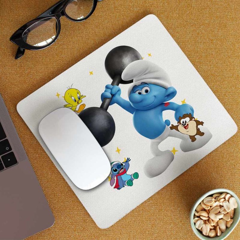 PC, gaming si accesorii - Periferice PC - Mousepad - Mousepad Strumf Sportivul CoolTrend, 21x19cm - Infinity.ro