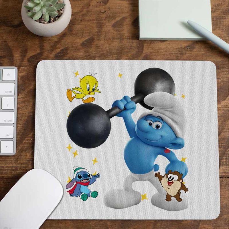 PC, gaming si accesorii - Periferice PC - Mousepad - Mousepad Strumf Sportivul CoolTrend, 21x19cm - Infinity.ro