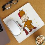 PC, gaming si accesorii - Periferice PC - Mousepad - Mousepad Bugs Bunny Elmer Fudd Vanator CoolTrend, 21x19cm - Infinity.ro
