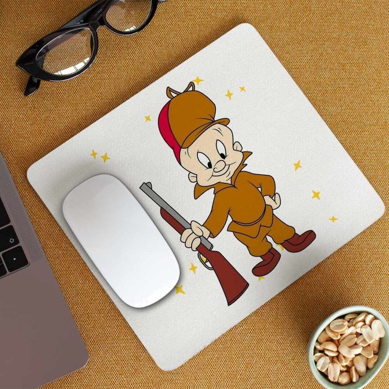 PC, gaming si accesorii - Periferice PC - Mousepad - Mousepad Bugs Bunny Elmer Fudd Vanator CoolTrend, 21x19cm - Infinity.ro