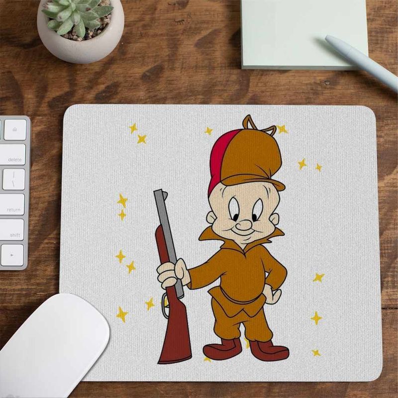PC, gaming si accesorii - Periferice PC - Mousepad - Mousepad Bugs Bunny Elmer Fudd Vanator CoolTrend, 21x19cm - Infinity.ro