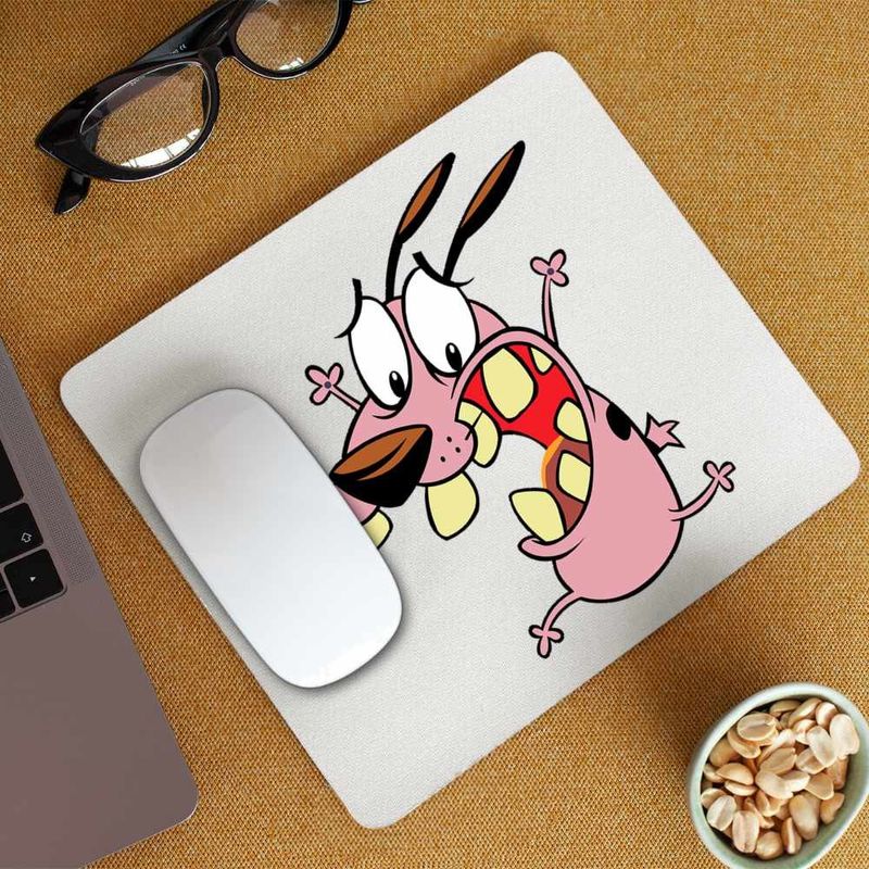 PC, gaming si accesorii - Periferice PC - Mousepad - Mousepad Courage the Cowardly Dog Beagle Catel Speriat, CoolTrend, 21x19cm - Infinity.ro