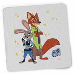 PC, gaming si accesorii - Periferice PC - Mousepad - Mousepad Zootopia Nick Judy Parteneri CoolTrend, 21x19cm - Infinity.ro
