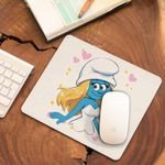 PC, gaming si accesorii - Periferice PC - Mousepad - Mousepad Strumfita Strumfii Smurfette CoolTrend, 21x19cm - Infinity.ro