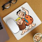 PC, gaming si accesorii - Periferice PC - Mousepad - Mousepad Familia Flintstone Fred Barney Epoca de Piatra, CoolTrend, 21x19cm - Infinity.ro