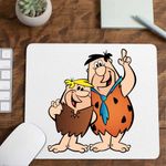 PC, gaming si accesorii - Periferice PC - Mousepad - Mousepad Familia Flintstone Fred Barney Epoca de Piatra, CoolTrend, 21x19cm - Infinity.ro