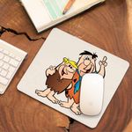 PC, gaming si accesorii - Periferice PC - Mousepad - Mousepad Familia Flintstone Fred Barney Epoca de Piatra, CoolTrend, 21x19cm - Infinity.ro
