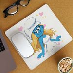PC, gaming si accesorii - Periferice PC - Mousepad - Mousepad Strumfita Strumfii Smurfette CoolTrend, 21x19cm - Infinity.ro
