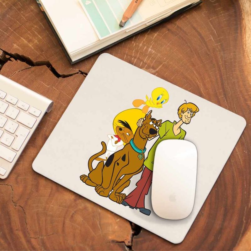 PC, gaming si accesorii - Periferice PC - Mousepad - Mousepad Speedy Gonzales Scooby Doo Tweety, CoolTrend, 21x19cm - Infinity.ro