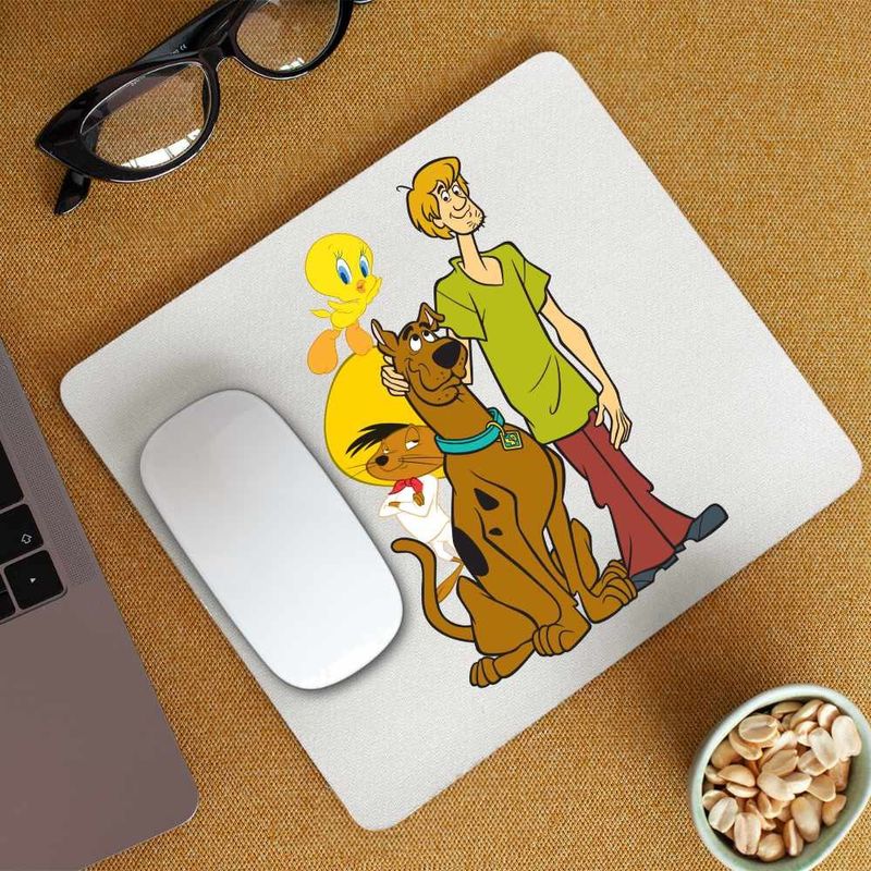 PC, gaming si accesorii - Periferice PC - Mousepad - Mousepad Speedy Gonzales Scooby Doo Tweety, CoolTrend, 21x19cm - Infinity.ro