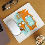 PC, gaming si accesorii - Periferice PC - Mousepad - Mousepad Kiff Barry Friends Iepuras CoolTrend, 21x19cm - Infinity.ro