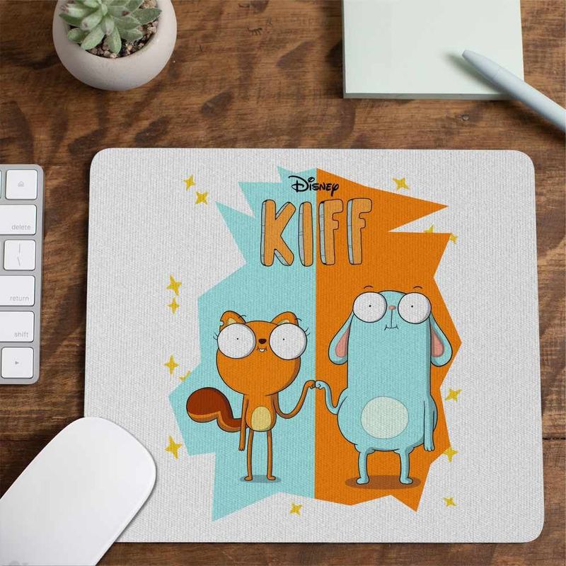 PC, gaming si accesorii - Periferice PC - Mousepad - Mousepad Kiff Barry Friends Iepuras CoolTrend, 21x19cm - Infinity.ro