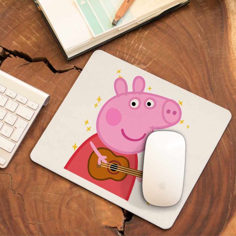 PC, gaming si accesorii - Periferice PC - Mousepad - Mousepad Peppa Canta la Chitara CoolTrend, 21x19cm - Infinity.ro