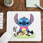 PC, gaming si accesorii - Periferice PC - Mousepad - Mousepad Daffy Duck Stitch Bugs Bunny Tweety Desene Vechi, CoolTrend, 21x19cm - Infinity.ro
