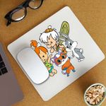 PC, gaming si accesorii - Periferice PC - Mousepad - Mousepad Familia Flintstone Pebbles Bamm Bamm Super Pisicute Bugs Bunny Bebelusi, CoolTrend, 21x19cm - Infinity.ro