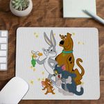 PC, gaming si accesorii - Periferice PC - Mousepad - Mousepad Tom Jeryy Scooby Doo Bugs Bunny CoolTrend, 21x19cm - Infinity.ro