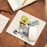 PC, gaming si accesorii - Periferice PC - Mousepad - Mousepad SpongeBob Pantaloni Patrati Desene Animate CoolTrend, 21x19cm - Infinity.ro