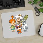 PC, gaming si accesorii - Periferice PC - Mousepad - Mousepad Familia Flintstone Pebbles Bamm Bamm Super Pisicute Bugs Bunny Bebelusi, CoolTrend, 21x19cm - Infinity.ro