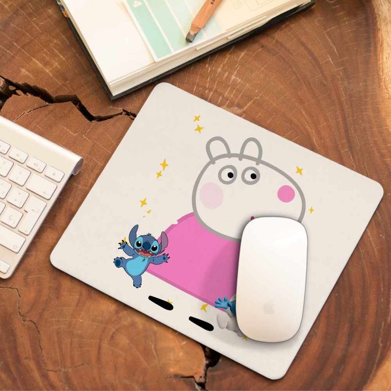PC, gaming si accesorii - Periferice PC - Mousepad - Mousepad Oaia Suzy Purcelusa Peppa Pig CoolTrend, 21x19cm - Infinity.ro