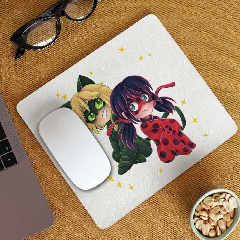 PC, gaming si accesorii - Periferice PC - Mousepad - Mousepad Miraculos Animatie Buburuza Adrien Noir CoolTrend, 21x19cm - Infinity.ro