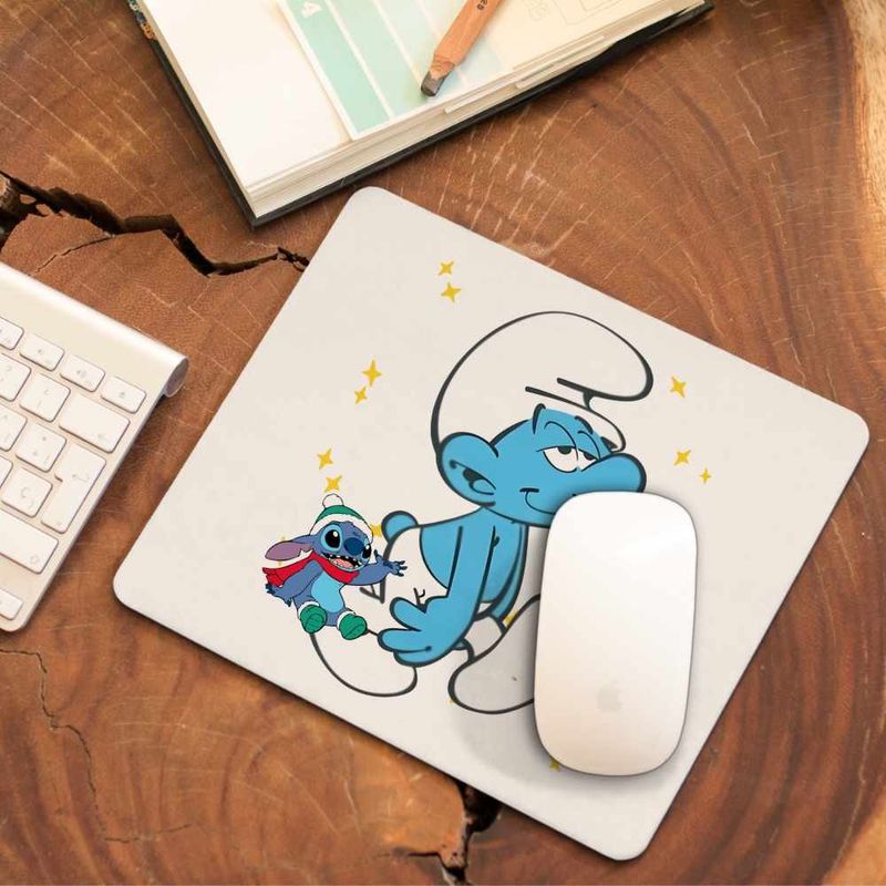 PC, gaming si accesorii - Periferice PC - Mousepad - Mousepad Strumfii Somnorosul Somnorila CoolTrend, 21x19cm - Infinity.ro