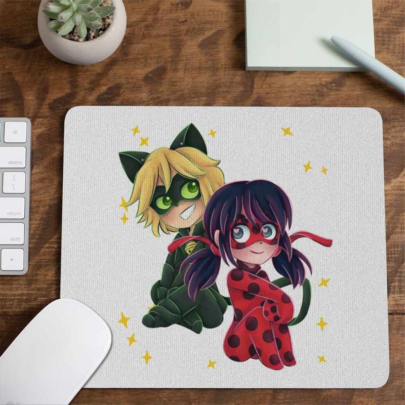 PC, gaming si accesorii - Periferice PC - Mousepad - Mousepad Miraculos Animatie Buburuza Adrien Noir CoolTrend, 21x19cm - Infinity.ro