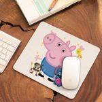 PC, gaming si accesorii - Periferice PC - Mousepad - Mousepad George Purcelusa Peppa Pig CoolTrend, 21x19cm - Infinity.ro