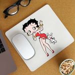 PC, gaming si accesorii - Periferice PC - Mousepad - Mousepad Betty Boop Catel Pudel Valentines Day, CoolTrend, 21x19cm - Infinity.ro