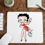 PC, gaming si accesorii - Periferice PC - Mousepad - Mousepad Betty Boop Catel Pudel Valentines Day, CoolTrend, 21x19cm - Infinity.ro