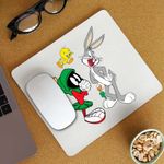 PC, gaming si accesorii - Periferice PC - Mousepad - Mousepad Marvin Bugs Bunny Tweety Warner Bros, CoolTrend, 21x19cm - Infinity.ro