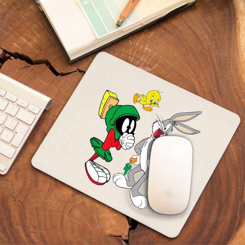 PC, gaming si accesorii - Periferice PC - Mousepad - Mousepad Marvin Bugs Bunny Tweety Warner Bros, CoolTrend, 21x19cm - Infinity.ro