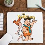 PC, gaming si accesorii - Periferice PC - Mousepad - Mousepad Familia Flintstone Fred Wilma Plimbare Valentines Dragobete, CoolTrend, 21x19cm - Infinity.ro