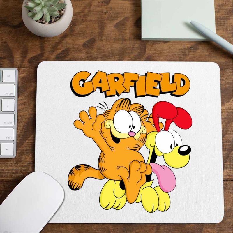 PC, gaming si accesorii - Periferice PC - Mousepad - Mousepad Garfield Odie Calare Joaca, CoolTrend, 21x19cm - Infinity.ro