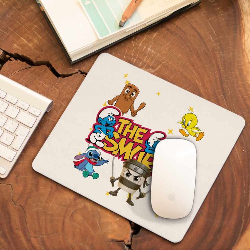 PC, gaming si accesorii - Periferice PC - Mousepad - Mousepad Satul Strumfilor CoolTrend, 21x19cm - Infinity.ro