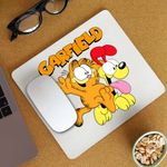 PC, gaming si accesorii - Periferice PC - Mousepad - Mousepad Garfield Odie Calare Joaca, CoolTrend, 21x19cm - Infinity.ro