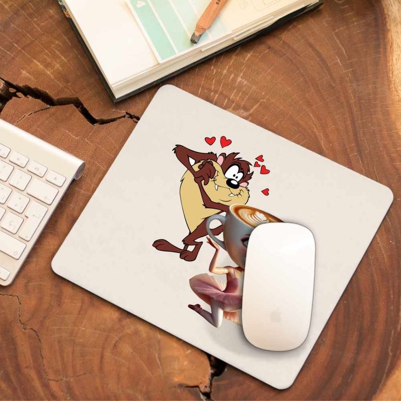 PC, gaming si accesorii - Periferice PC - Mousepad - Mousepad Taz Balerina Capucina Italian Brainrot, CoolTrend, 21x19cm - Infinity.ro