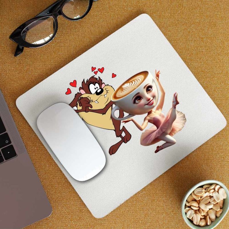 PC, gaming si accesorii - Periferice PC - Mousepad - Mousepad Taz Balerina Capucina Italian Brainrot, CoolTrend, 21x19cm - Infinity.ro