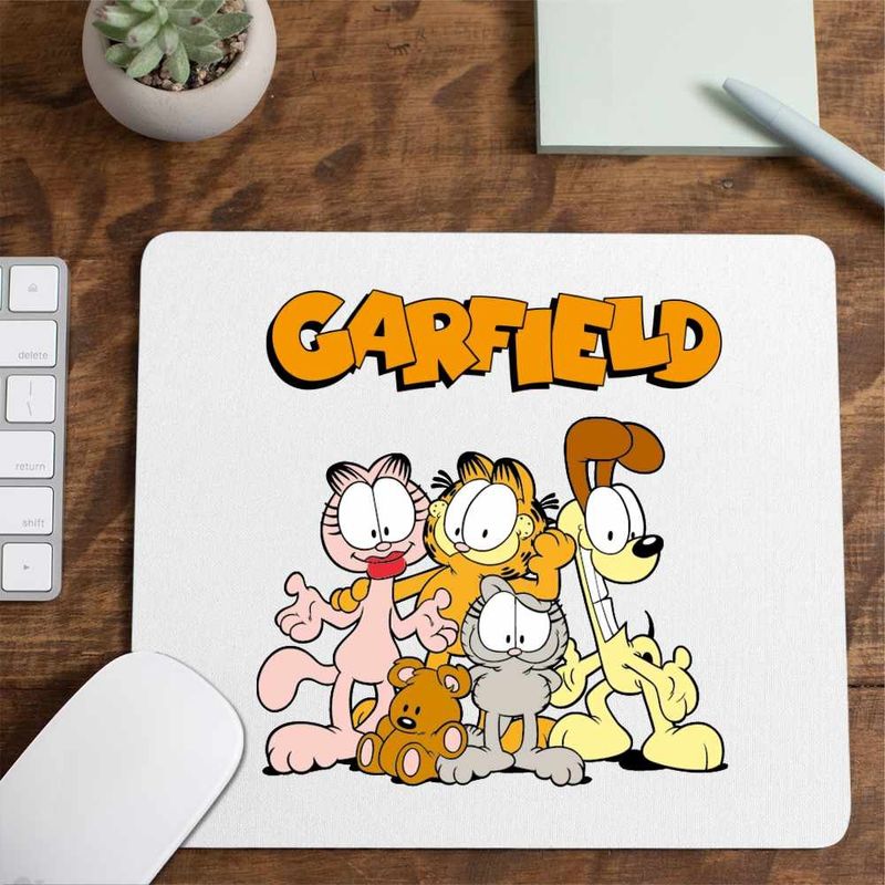 PC, gaming si accesorii - Periferice PC - Mousepad - Mousepad Garfield Toata Gasca Pisici, CoolTrend, 21x19cm - Infinity.ro