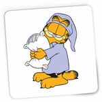 PC, gaming si accesorii - Periferice PC - Mousepad - Mousepad Garfield Somnoros Perna Noapte, CoolTrend, 21x19cm - Infinity.ro