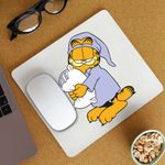 PC, gaming si accesorii - Periferice PC - Mousepad - Mousepad Garfield Somnoros Perna Noapte, CoolTrend, 21x19cm - Infinity.ro