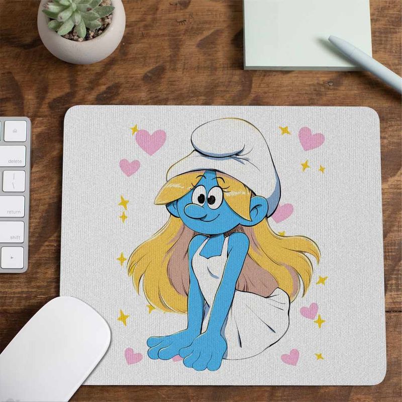 PC, gaming si accesorii - Periferice PC - Mousepad - Mousepad Strumfita Dans Strumfii Strumpfita CoolTrend, 21x19cm - Infinity.ro